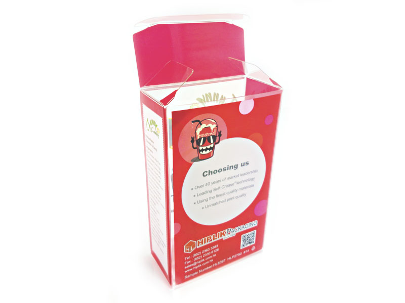 Red Clear Candy Packaging Top