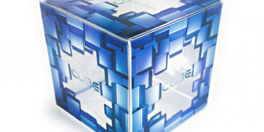 Clear cube packaging