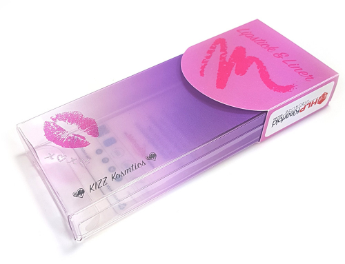 Kizz Kosmtics – Lipstick and Lipliner clear packaging