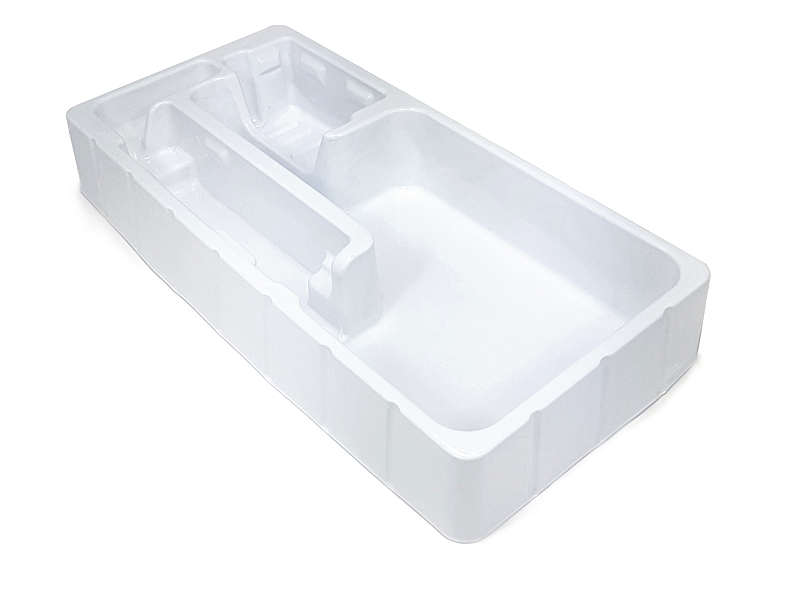 White Thermoformed Tray